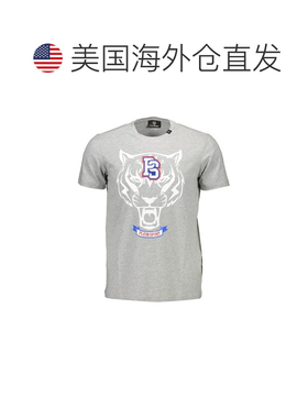 自营Plein Sport Cotton Men Men's T-Shirt - gray 美国奥莱直发