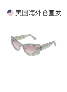 自营GCDS Acetate Sunglasses - silver 美国奥莱直发