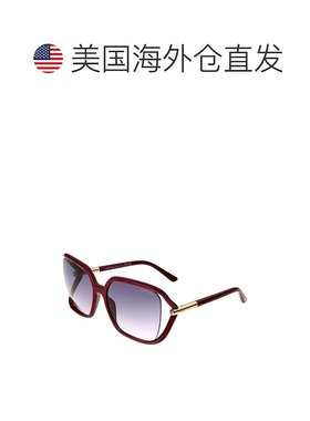自营 Tom Ford女式Solange-02 60mm太阳镜-红色 美国奥莱直发