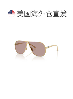 自营miu miu0mu A56s Gold Metal Frame Sunglasses - pink 美国