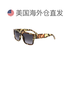 自营Dsquared2 Men's 56 mm Green Sunglasses - camouflage 美国