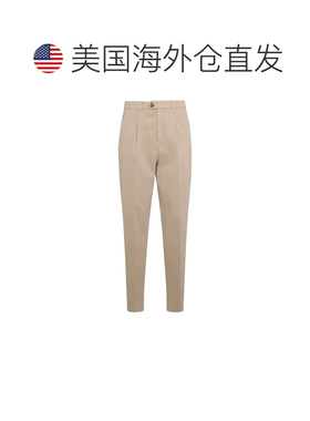 自营Brunello Cucinelli Cotton Casual Men's Pants - brown 美
