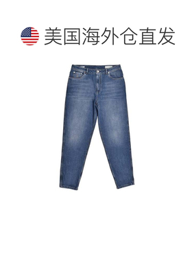 自营Brunello Cucinelli Cotton Relaxed Fit Men's Jeans - blue