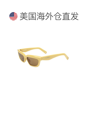 自营Jacquemus女士JAC62 54mm太阳镜-黄色 美国奥莱直发