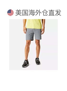 自营Men's Mountain Hardwear Basin Trek Shorts  Gray Stretch