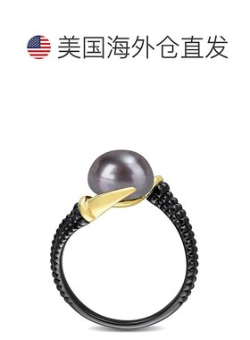 美国直邮julianna b 男士 戒指珍珠交叉