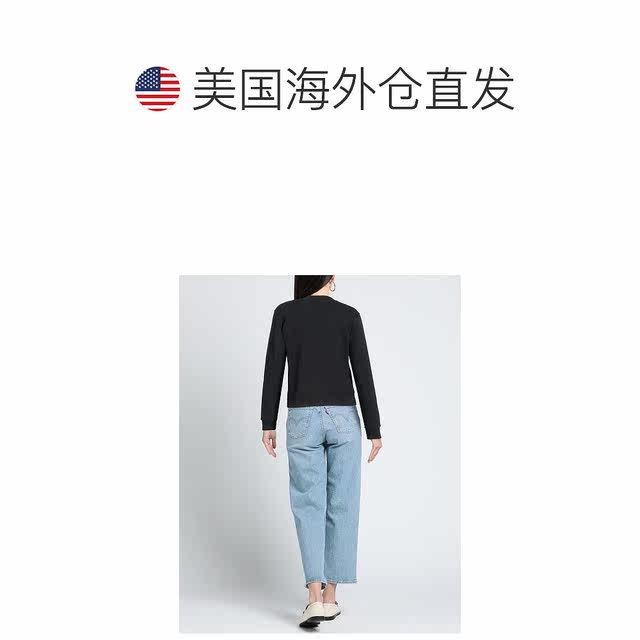 TOMMY HILFIGER Women's Sweatshirt 100 Cotton Crew Neck Fleece Sweatshirt