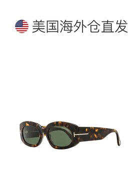 自营Tom Ford女式Cielle太阳镜TF1187 52N深哈瓦那52mm-52N 美国
