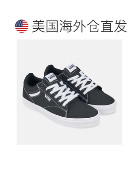 自营Men's Vans Seldan VA4TZE187 Sneakers Black White Canvas