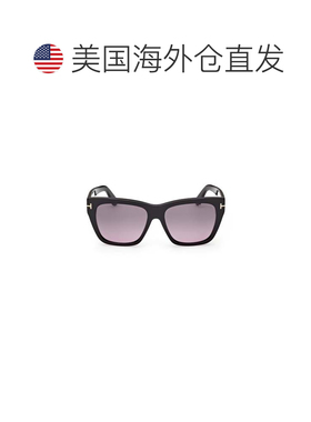 自营tom fordFt1343 Oversized Square Frame Sunglasses - grey