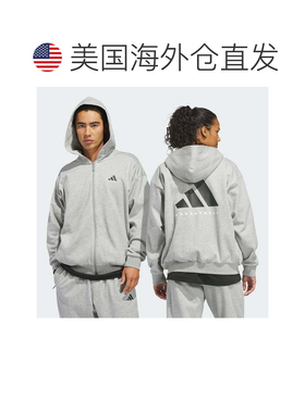 自营Men's adidas adidas Basketball Full-Zip Hoodie (Gender N