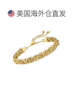自营Ross-Simons 18kt Gold Over Sterling Silver Byzantine Bol
