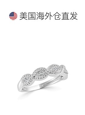 自营 sabrina14k 金 & 钻石戒指 - 白色 美国奥莱直发