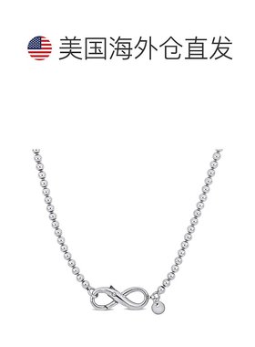 自营 925 纯银 Mimi & Max Infinity Clasp 珠链项链 - 20 英寸 -