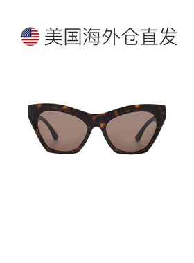 自营Burberry棕色猫眼女士太阳镜BE4420U 300273 55 - multi 美国