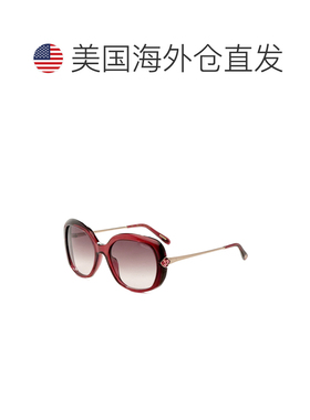 自营Chopard Women's 57 mm Red Sunglasses - burgundy 美国奥莱