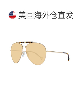 自营Tommy Hilfiger Metal Women's Sunglasses - gold 美国奥莱
