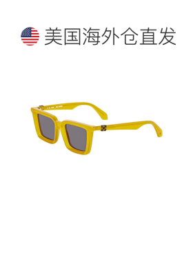 自营Off-White Sunglasses Square Full Rim, Shiny Light Grey F