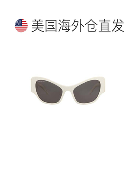 自营balenciagaCat Eye-Frame回收醋酸纤维太阳眼镜-白色白色灰色