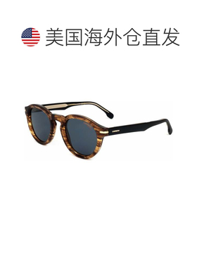 自营Carrera中性款48毫米灰色太阳镜-棕色喇叭 美国奥莱直发