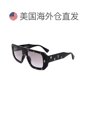 自营Moschino Women's 54 mm Black Sunglasses - black 美国奥莱