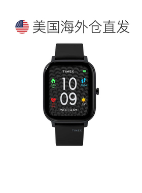 自营Timex Men's Metropolitan Black Square 36mm - black 美国