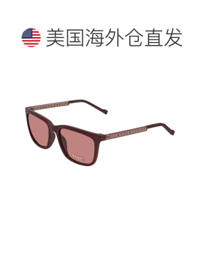 自营DKNY Ladies Red Rectangular Sunglasses NY510S 605 55 - r