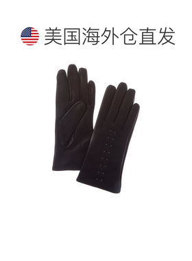 自营sofiacashmereSofiaacashmere羊绒Led纳帕皮革手套- 美国奥
