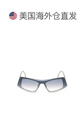 自营sportmaxSport Max SM0010几何太阳镜-银灰色 美国奥莱直发