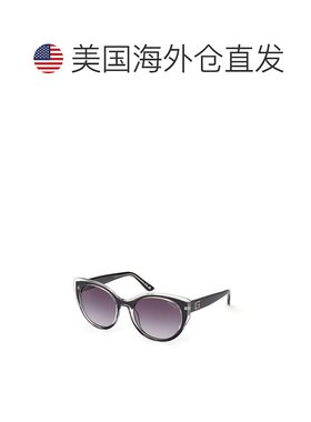 自营Guess Resin Women's Sunglasses - black 美国奥莱直发