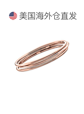 自营Ross-Simons 意大利 22kt 玫瑰金镀纯银首饰套装：3 件抛光手
