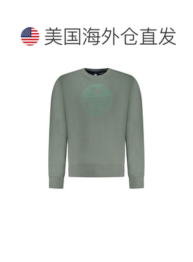 自营North Sails Cotton Men Men's Sweatshirt - green 美国奥莱