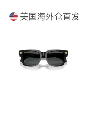 自营versace0ve4510u Rectangular Black Acetate Sunglasses - g