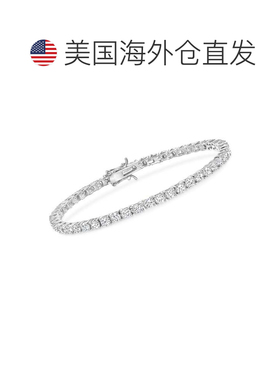自营925 纯银 Ross-Simons CZ 网球手链 - 7 英寸 美国奥莱直发