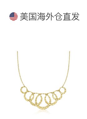 自营Ross-Simons Italian 18kt Gold Over Sterling Graduated Mu