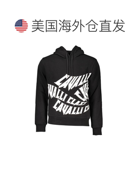 自营Cavalli Class Cotton Men's Men's Sweatshirt - black 美国