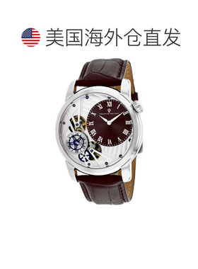 自营Christian Van Sant Men's Sprocket Auto-Quartz Brown Roun