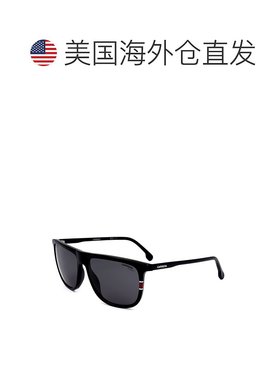 自营 Carrera男式58毫米黑色太阳镜-黑色 美国奥莱直发卡雷拉