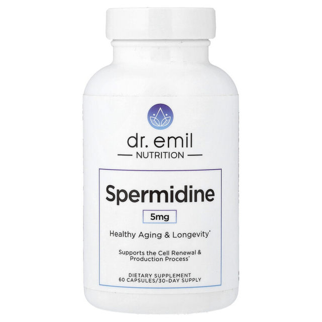 Direct mail from Hong Kong Dr. Emil Nutrition, Spermidine, 2.5 mg, 60 Capsules Vitality