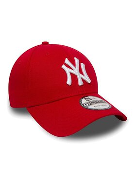欧洲直邮自营NEW ERA LEAGUE ESSENTIAL 9FORTY男女通用红色棉帽