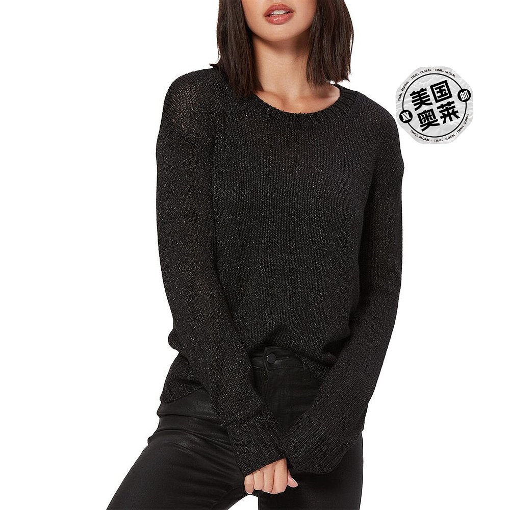 自营PAIGE  Bea Wool-Blend Sweater - black 美国奥莱直发 - 图0