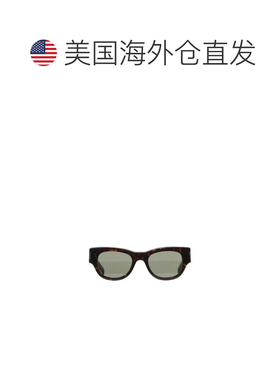 自营saint laurentEyeglass Sl 596 Dune - green 美国奥莱直发