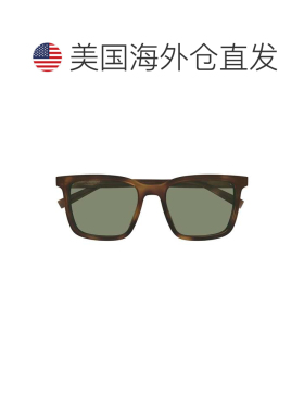 自营saint laurentSquare Frame Sunglasses With Tortoiseshell