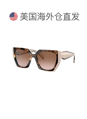 自营Prada  PR 15WS 01R0A6 54mm Womens Rectangle Sunglasses -