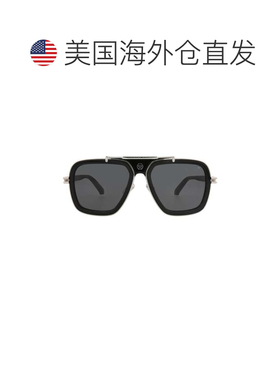 自营philipp pleinAviator-Frame Acetate Sunglasses - black bl