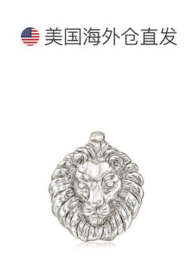 自营 Ross-Simons 意大利纯银狮子滑动吊坠 - 白色 美国奥莱直发