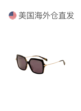 自营Michael Kors女士55mm黑色琥珀色乌龟太阳镜-黑色琥珀色乌龟