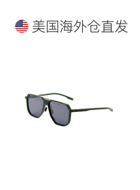 自营Porsche Design男士58毫米绿色蓝色黑色太阳镜-绿色蓝色黑色