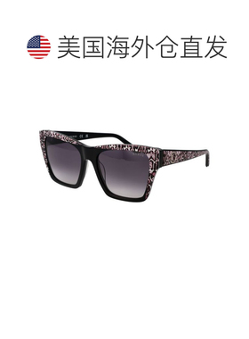 自营Guess Acetate Women's Sunglasses - black 美国奥莱直发