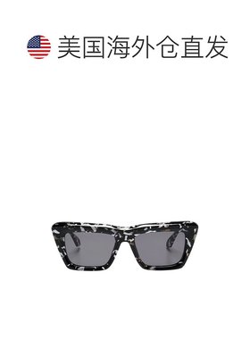 自营 off-white米白色汉普顿广场太阳镜-哈瓦那黑-深灰色 美国奥